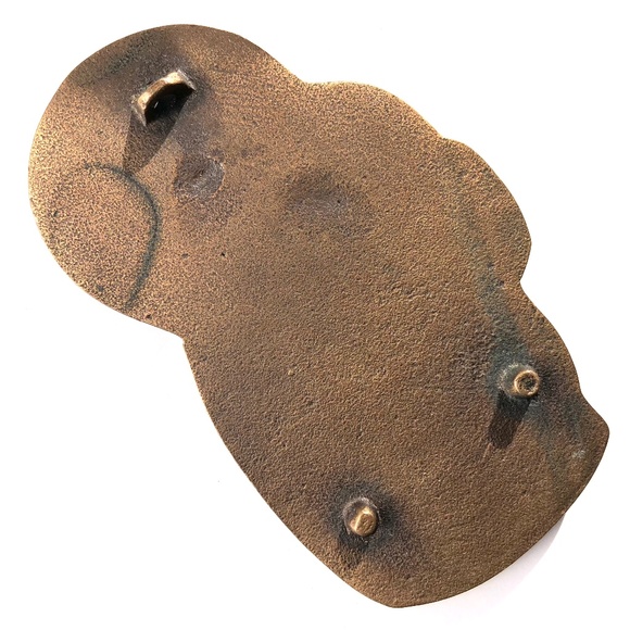 vintage Walter Mellmann Bronze Relief Plaque Mary Mother of God with Baby Jesus - Picture 2 of 4